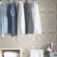 image 4 of NuWallpaper NUS3575 Inuition Peel & Stick Wallpaper, White & Gold | White | White & Gold | 2.86m² | 1