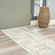 image 2 of KUKOON Olive Green Grey Distressed Tweed Runner Rug 60cm x 240cm