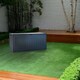 image 3 of 280L Outdoor Storage Box Garden Patio Plastic Lid Container | Black | 1