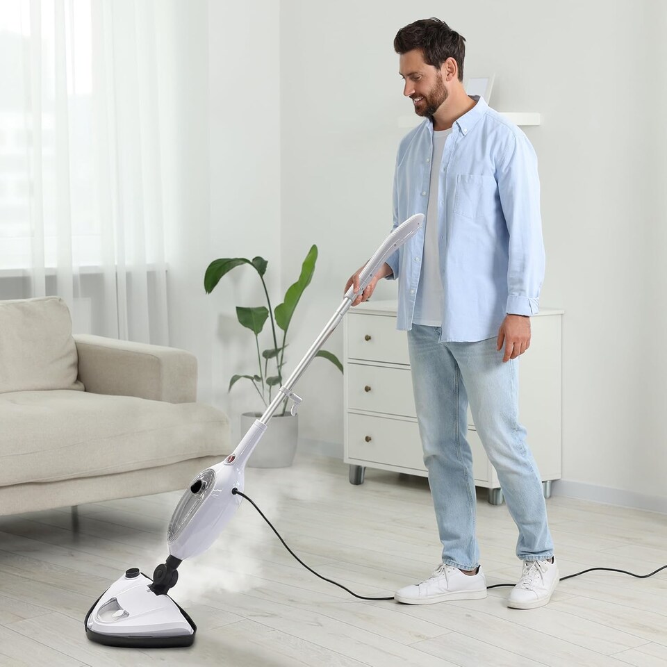 image 1 of Alivio 10-in-1 Steam Mop Multipurpose Chemical-Free Powerful Steam Cleaner
