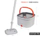 image 8 of Self Cleaning 360 Spin Microfibre Square Mop & Bucket Set Wash & Dry System