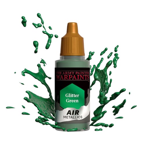 Army Painter Paint Metallics: Air Glitter Green - Brand New