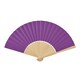 image 1 of MidOcean Fanny Bamboo Handheld Fan - Violet - One Size