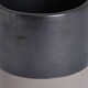 image 2 of Large Planter - Ceramic - L16 x W16 x H16 cm - Metallic Grey Grey