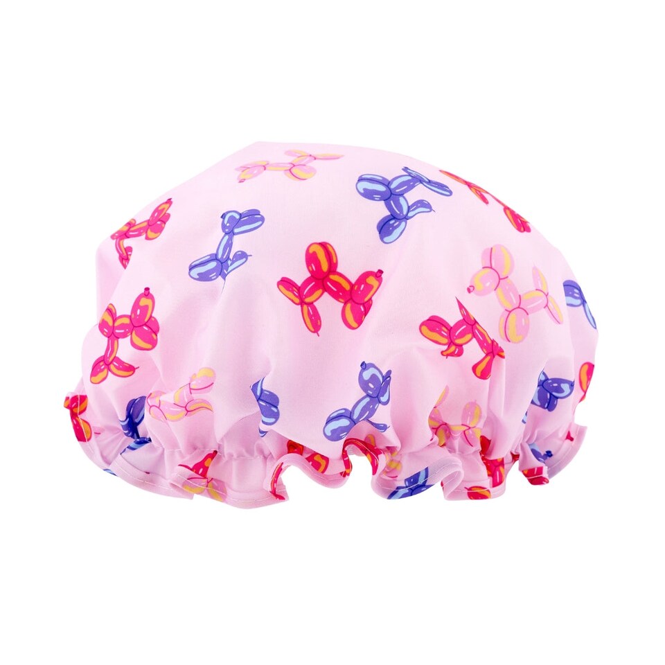 image 1 of SMUG Shower Cap - Bubble Pup Print