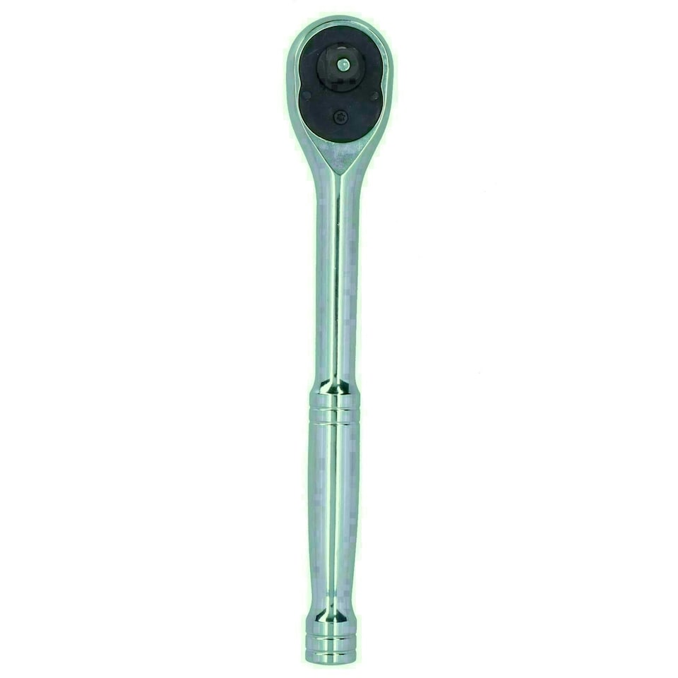 image 1 of 3/8in Drive Ratchet With 1/4in + 1/2in Impact Convertors Adaptors 72 Teeth