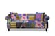 image 1 of Fabric Patchwork 3 Seater Sofa AVICI SHOUT