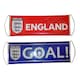 image 1 of England Official Fanbana Football Banner - Red/Blue - One Size