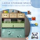 image 3 of ZONEKIZ Kids Storage Unit with 6 Boxes, Toy Storage Organiser, Grey