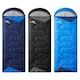 image 2 of Sleeping Bags Adults 3 Season Backpacking Waterproof Hiking Camping Waterproof Blue