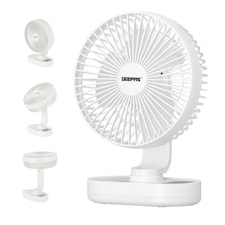 GEEPAS 8-inch Portable Rechargeable Desk Fan