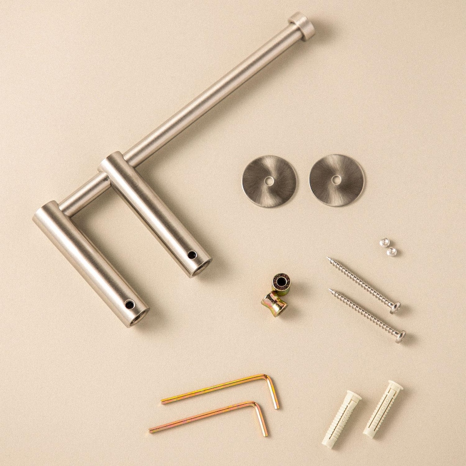 image 1 of COSMIC Toilet roll holder, Matt white, LOGIC Collection