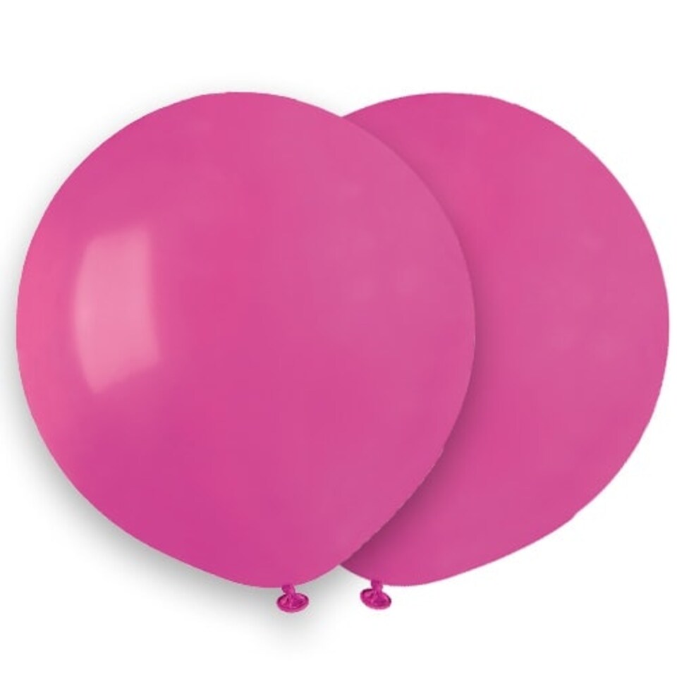 Fuchsia Pink Biodegradable Latex Balloons 48cm / 19 in - Pack of 25
