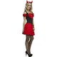 image 4 of Fever Womens/Ladies Wicked Devil Costume Set - Red - S S