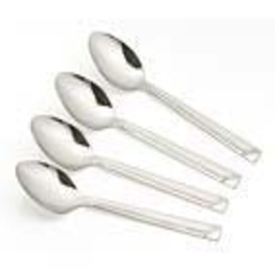 image 1 of 4 Piece Basic Stainless Steel Spoon Set
