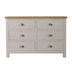 image 3 of Ramsgate Chest of 6 Drawers Storage Organiser Unit Bedroom Furniture Solid Wood Grey | 6 Drawers