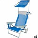 image 1 of Beach Chair Aktive Blue 47 x 67 x 43 cm (2 Units) N/A
