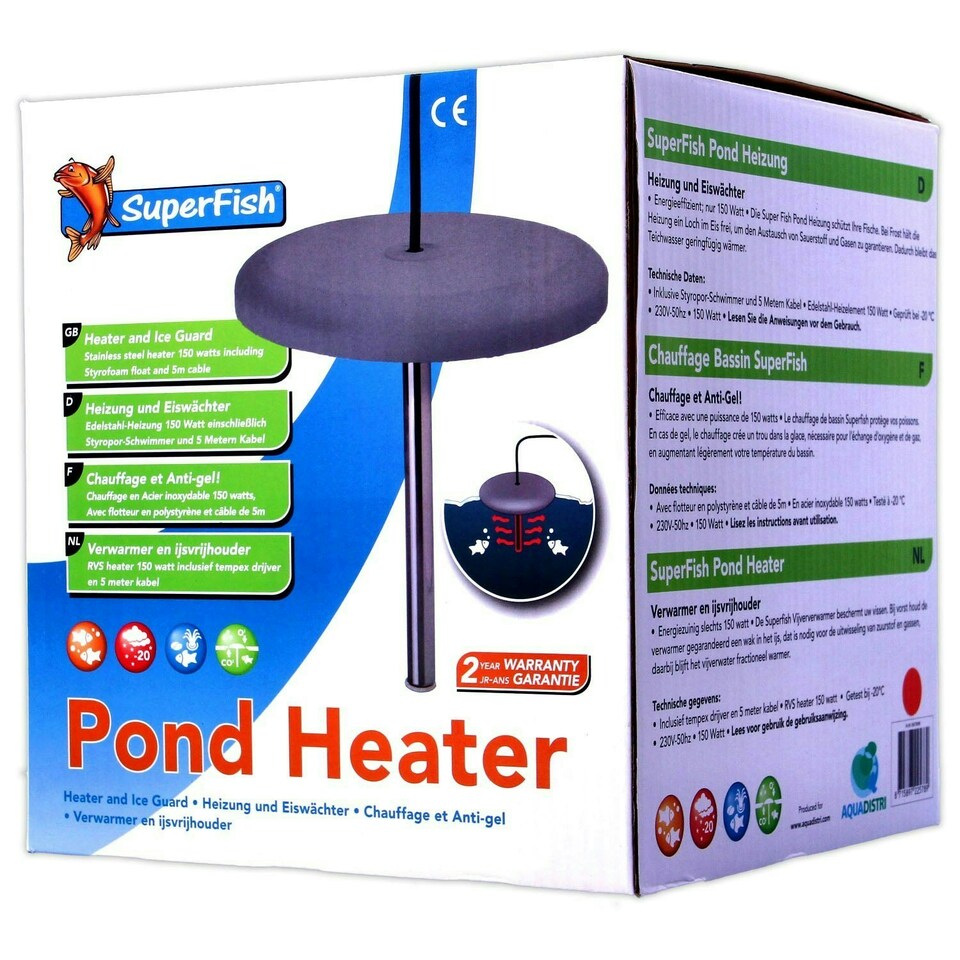 image 1 of Superfish Pond Heater/Ice Vent 150W