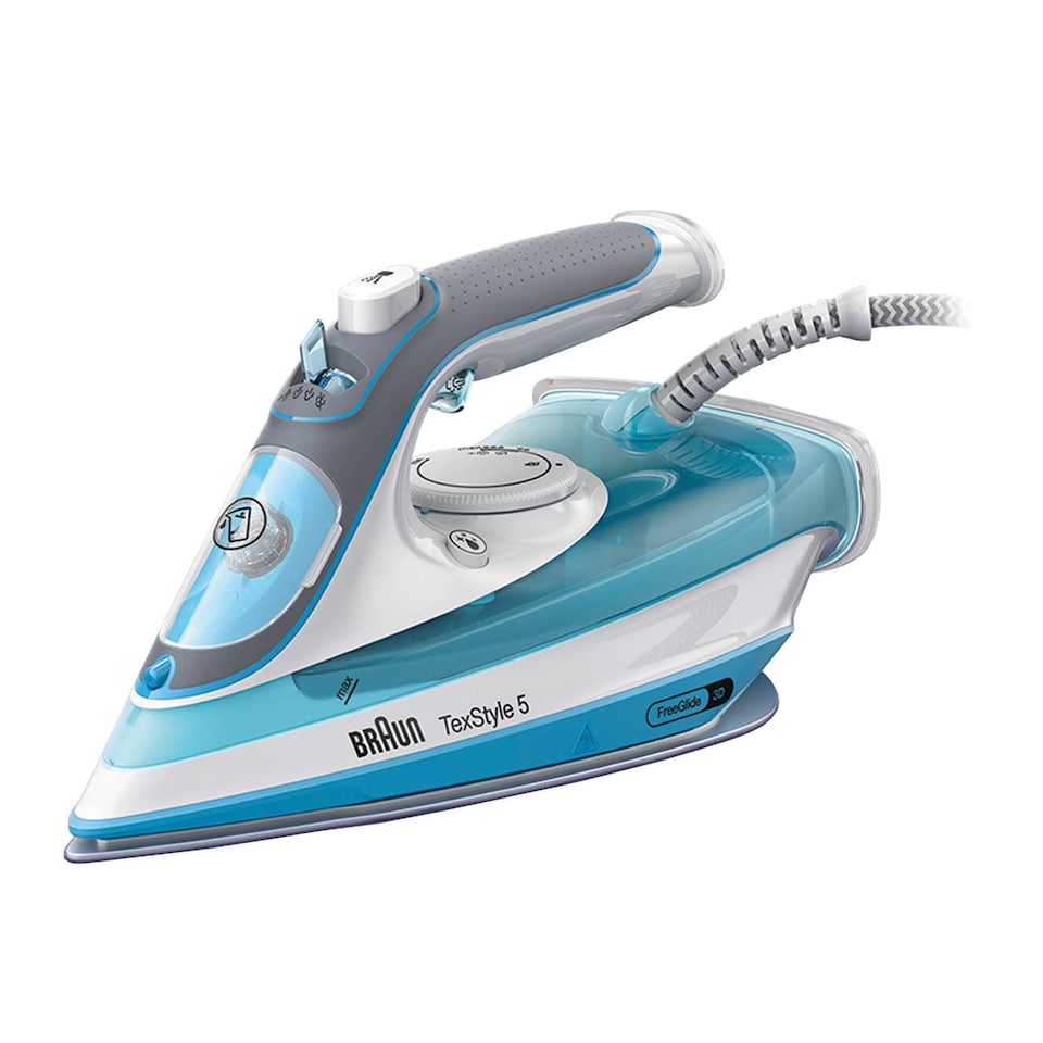image 1 of Braun 2800W Texstyle 5 Steam Iron Blue