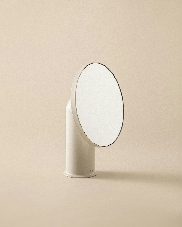 image 1 of Cosmic Magnifying Mirror with Durable Stainless Steel for Bathroom, White | Multi