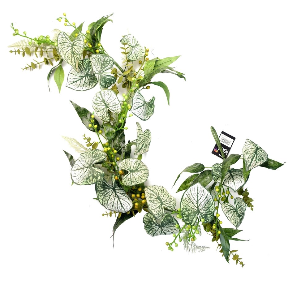 image 1 of 150cm Artificial Hanging Trailing Plant Alocasia Sinuata