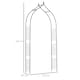 image 7 of Outsunny Metal Vintage Style Garden Arch Lawn Arbor Trellis Climbing Plant Rose