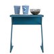 image 2 of Regal Accent Table Laptop Desk in Metal Blue