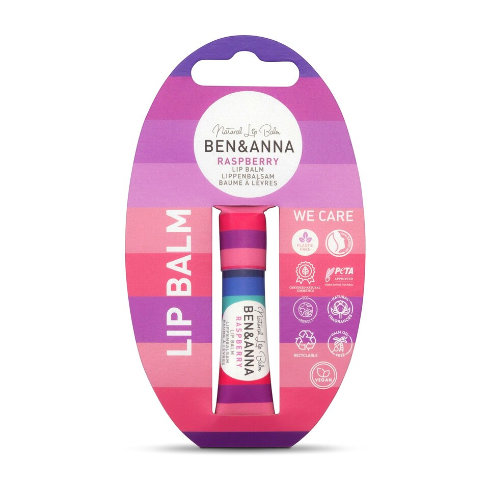 BEN & ANNA - Lip Balm Raspberry 6g