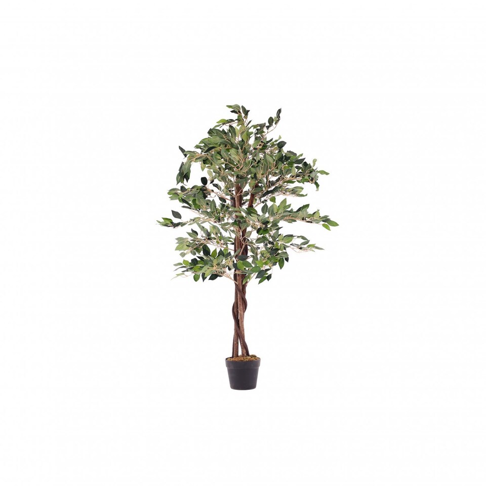 image 1 of Artificial Ficus Tree Plant 120cm Indoor Outdoor Decoration | Green