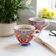 image 2 of KitchenCraft China Moroccan Red Footed Mugs Pack of 4