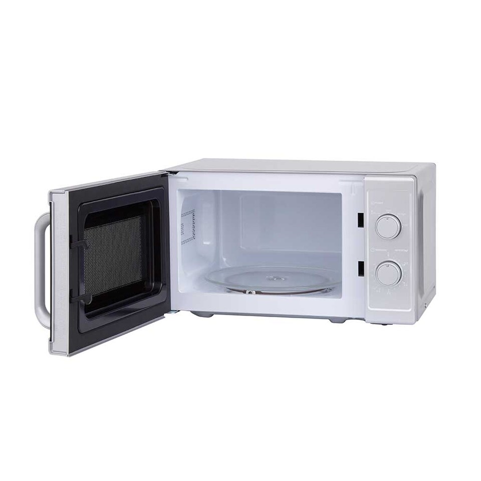 image 1 of Cookology 800W Microwave 20L Manual Control Freestanding - CMAFS20LSL Silver