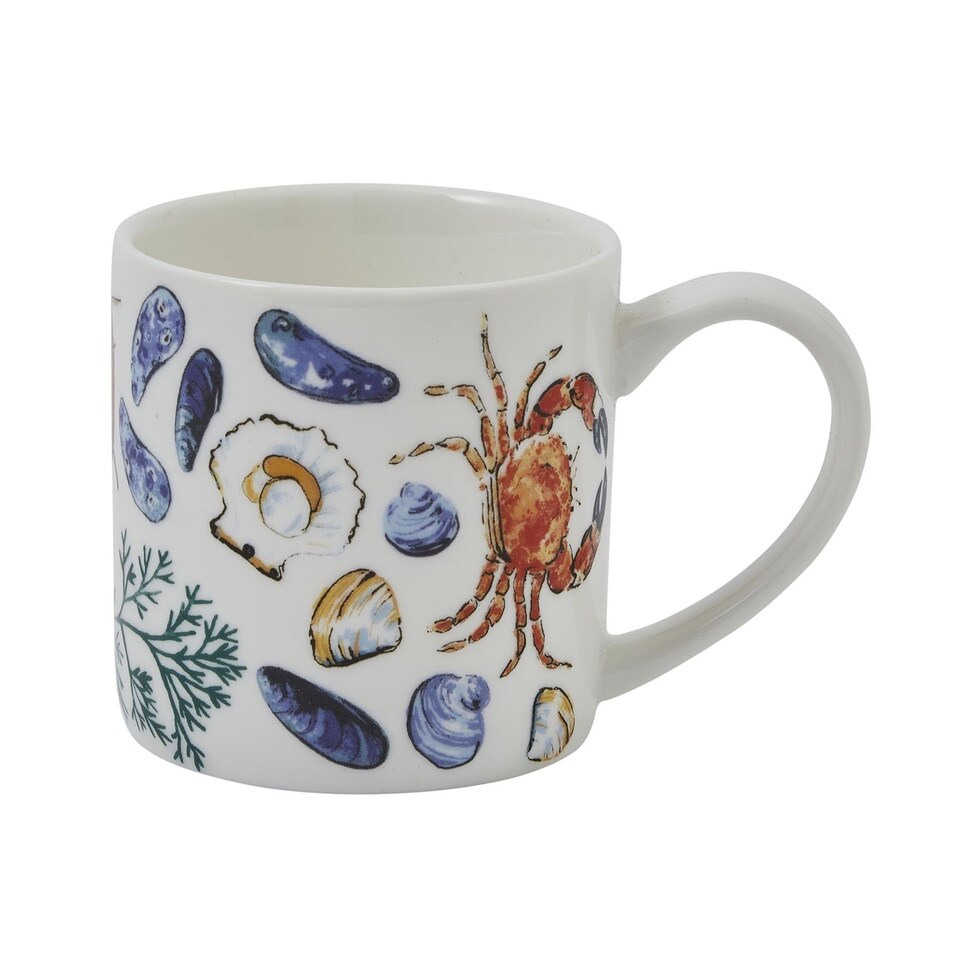image 1 of Ulster Weavers Shellfish Mug - New Bone China Green