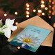 image 4 of Happy Birthday Lotus Flower Painting Birthday Card