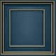 image 1 of World Of Wallpaper Forbidden Fruit Panel Wallpaper - Navy Blue/Gold - 10m x 53cm | Blue