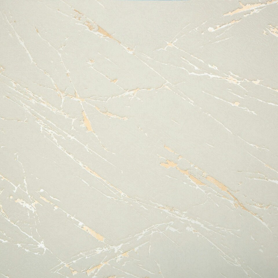 Sample of Sienna Wallpaper in Ivory and Gold Multi