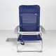 image 6 of Beach Chair Aktive Slim Foldable Navy Blue 47 x 89 x 57 cm (2 Units) N/A