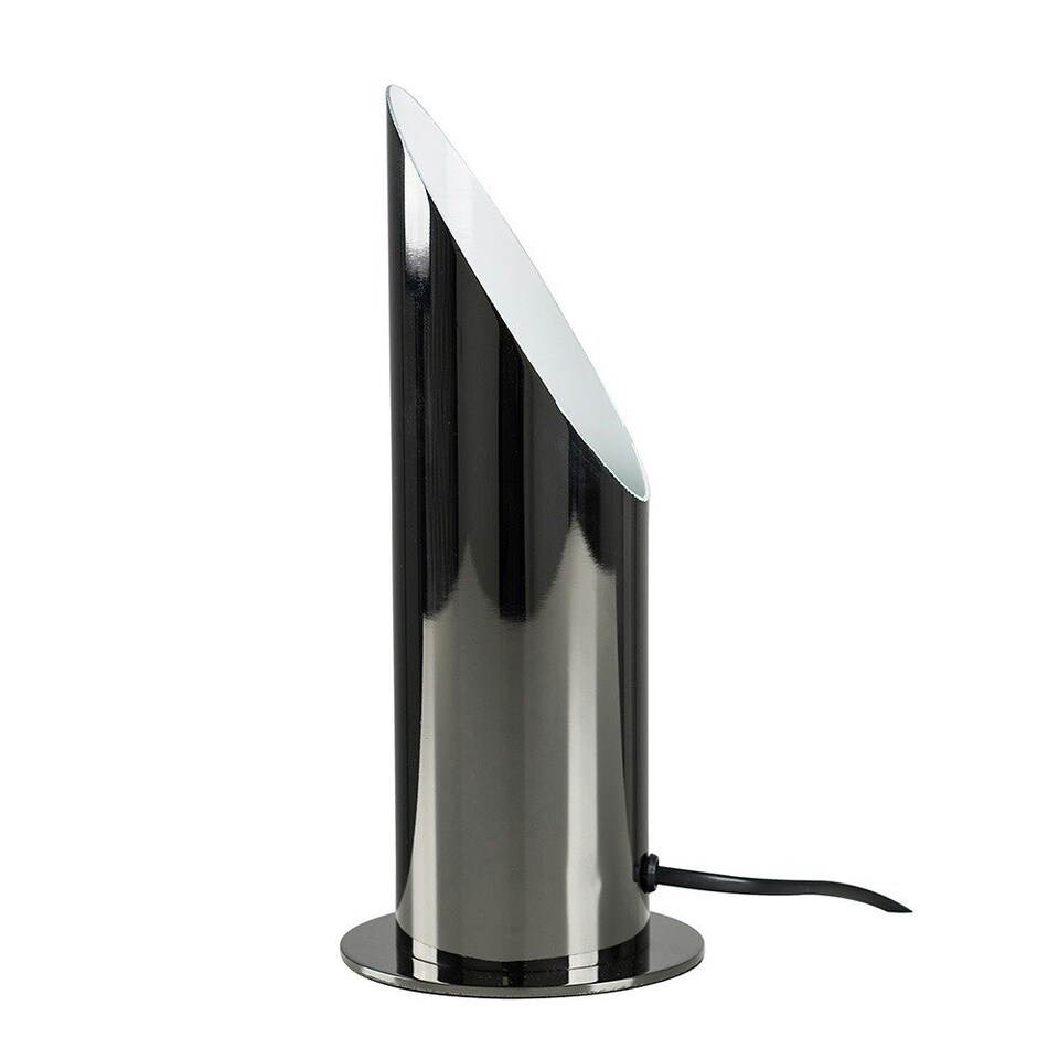 image 1 of ValueLights Modern Black Chrome Table Floor Standing Uplighter Wall Wash Lamp