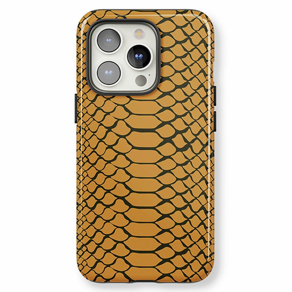 image 1 of Scaled Up Phone Case | Brown | Galaxy S24
Tough | Galaxy S24
Tough