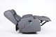 image 3 of SoHo 10 in 1 Recliner Armchair With Swivel, Tilt Heated and Massage Functionality Grey | Grey | One Size