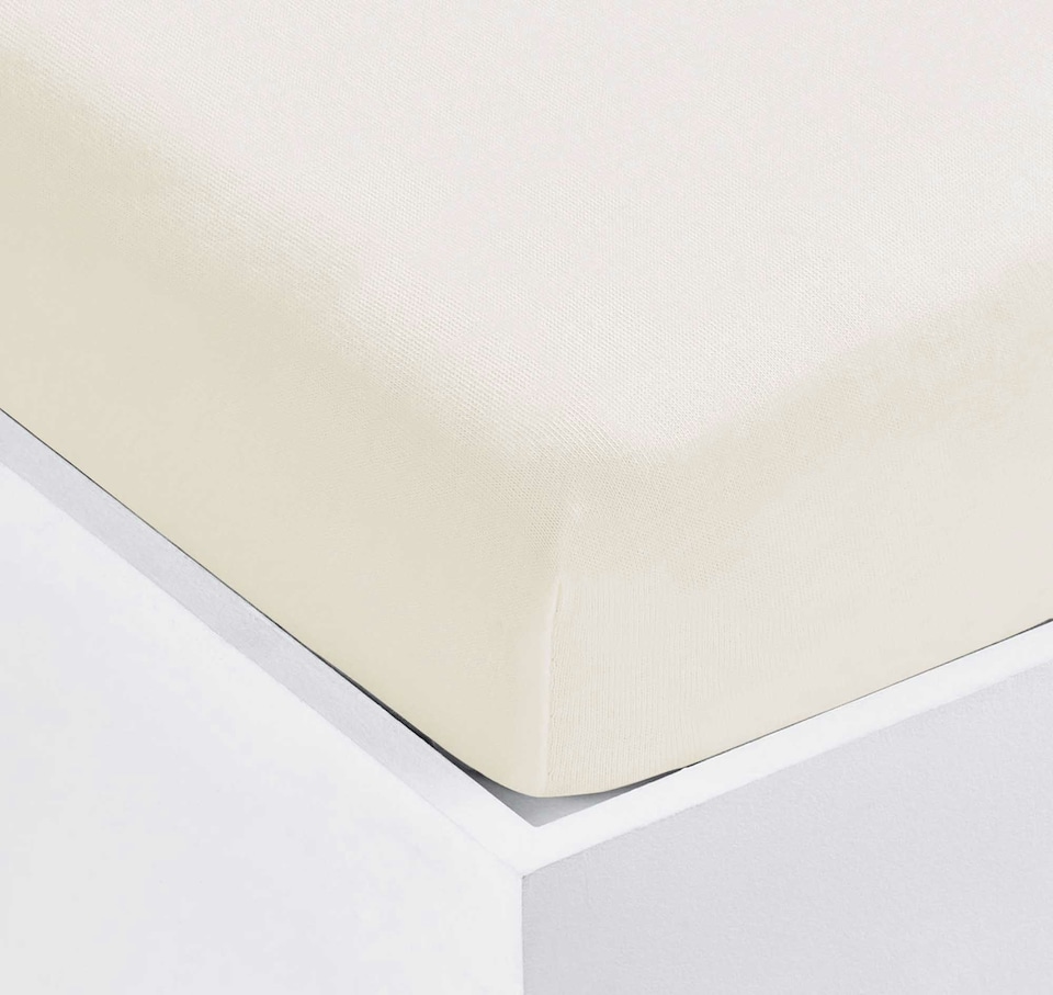2pack Jersey Interlock Sheets | Cream | Moses