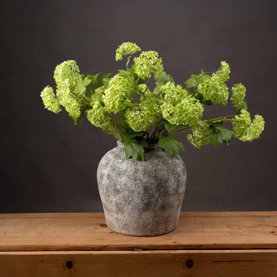 image 1 of Viburnum Spray Artificial Plant - Plastic - L18 x W27 x H63 cm - Green
