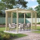 image 1 of Panel Pergola - Wood - L420 x W420 cm - Light Green