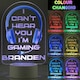 image 2 of Personalised Blue Gaming LED Colour Changing Night Light
