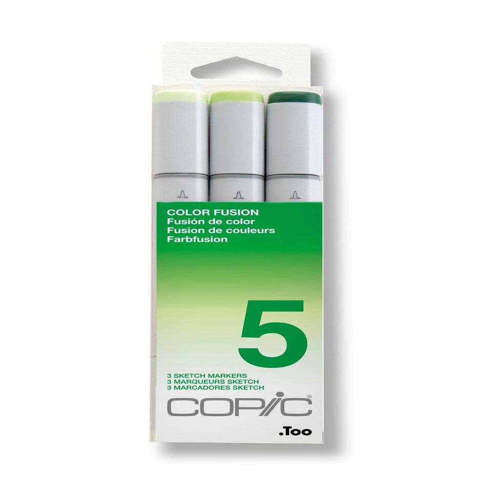 image 1 of Copic Sketch Set, Color Fusion 5, Set of 3