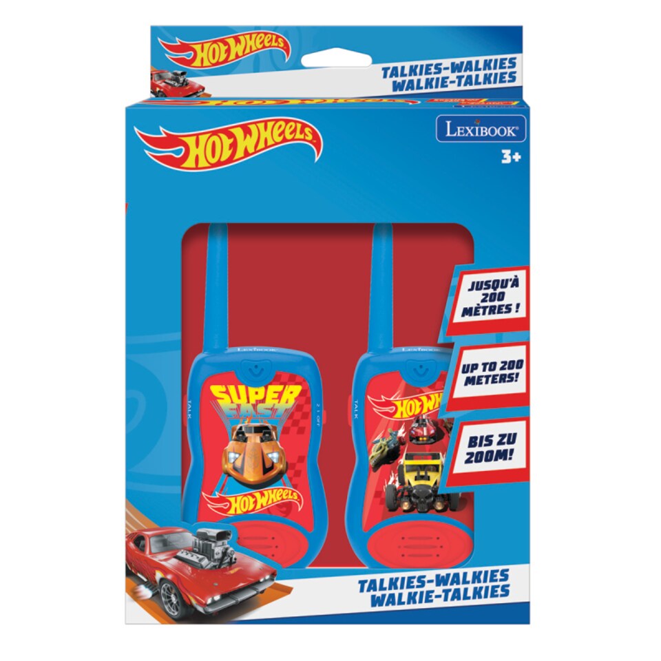 image 1 of Lexibook TW12HW Hot Wheels Walkie-Talkies 200M
