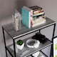 image 2 of Vida Designs Brooklyn 5 Tier Bookcase Industrial Style Display Storage, Grey