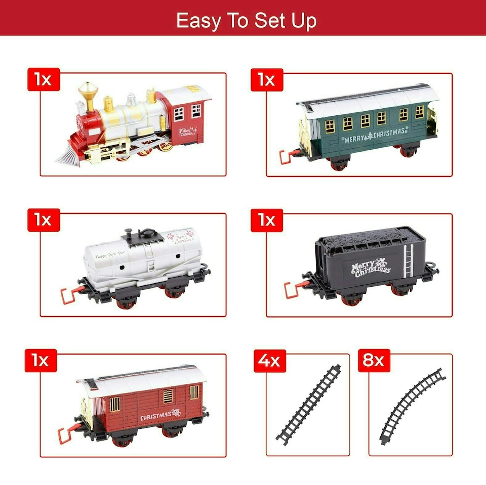 image 1 of Christmas Workshop 81020 Deluxe Santa’s Express Delivery Christmas Train Set