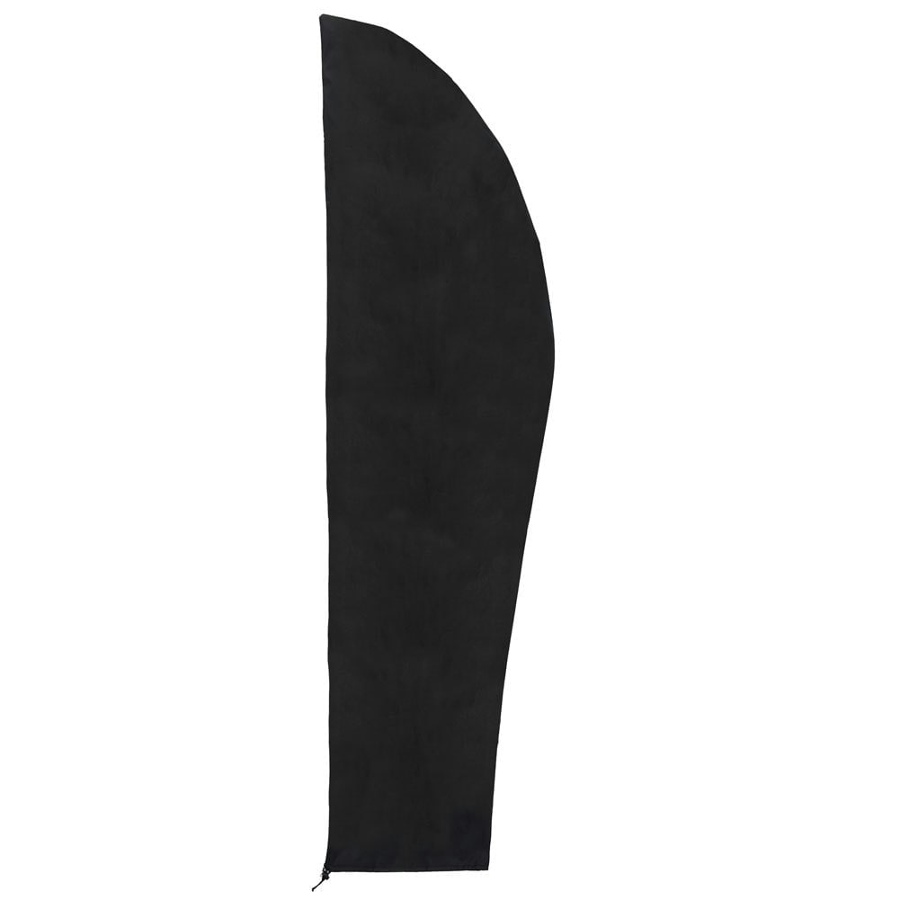 Living and Home Outdoor Waterproof Banana Umbrella Parasol Cover - Black | Black