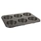 image 1 of Mini Muffin Tin: 6 Hole Luxe Muffin Pan, Non Stick