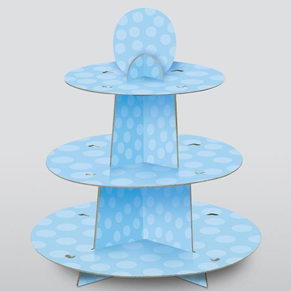 Blue Cupcake Stand